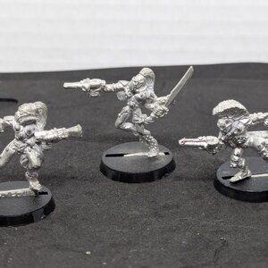 Trouper Metal Harlequin trooper rogue Eldar 40k Warhammer x3 #a